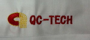 奇才電子工作服繡花logo 奇才電子工作服繡花logo