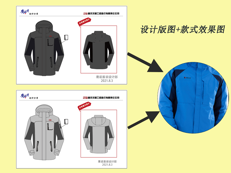 定制沖鋒衣工作服 定制沖鋒衣工作服