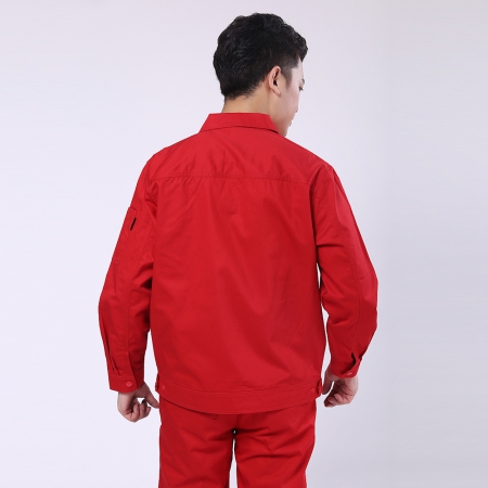 大紅色春秋工作服AC091-CQ
