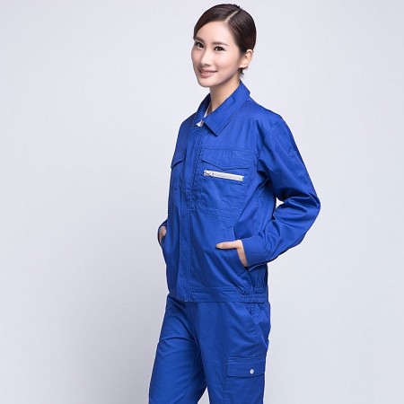 藍(lán)色汽修長(zhǎng)袖工作服AC12-4