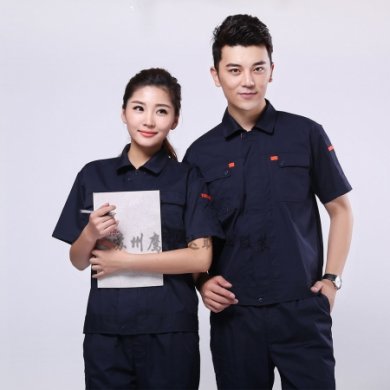 短袖工作服套裝，短袖工作服