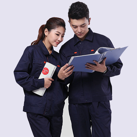 工服套裝圖片定做工服款式-鷹諾達(dá)