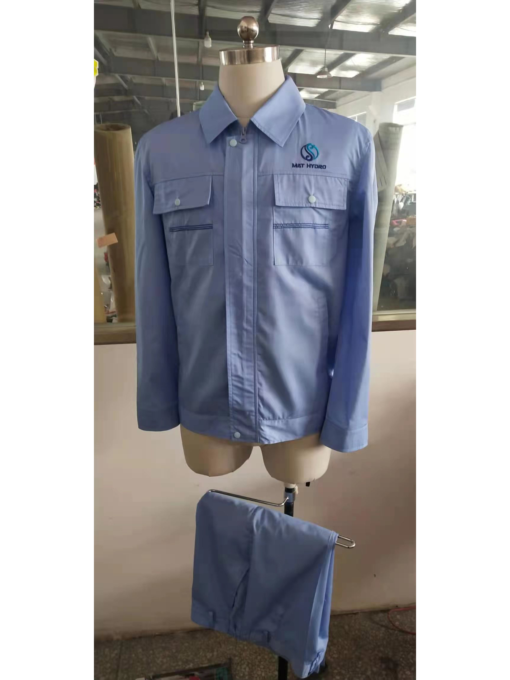 湖北洪城通用機(jī)械工作服客戶交付