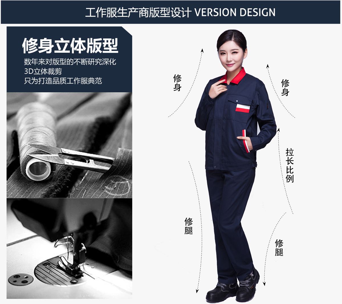 加工廠(chǎng)工作服的版型設(shè)計(jì)